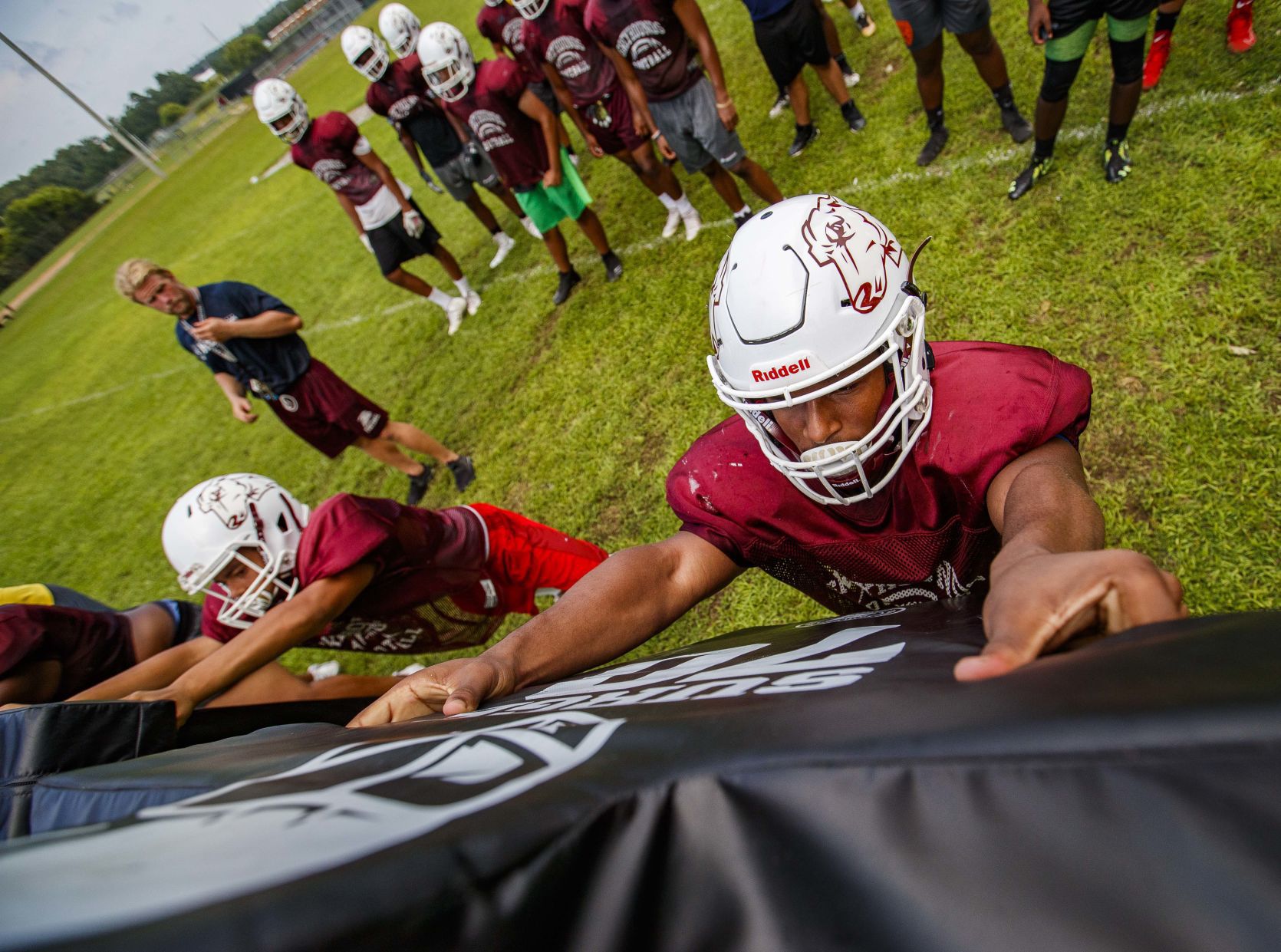 Pleasantville Football Practice